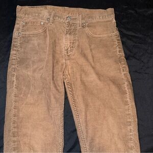 Men's Levi 513 30x32 Brown Corduroy Pants ventage look!